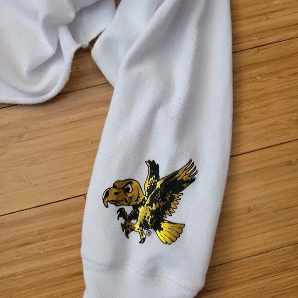 Pink Iowa Hawkeyes Cropped sweatshirt women's medium. - Picture 2 of 6